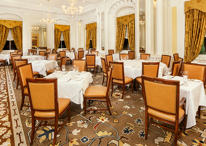 An interior view of the restaurant